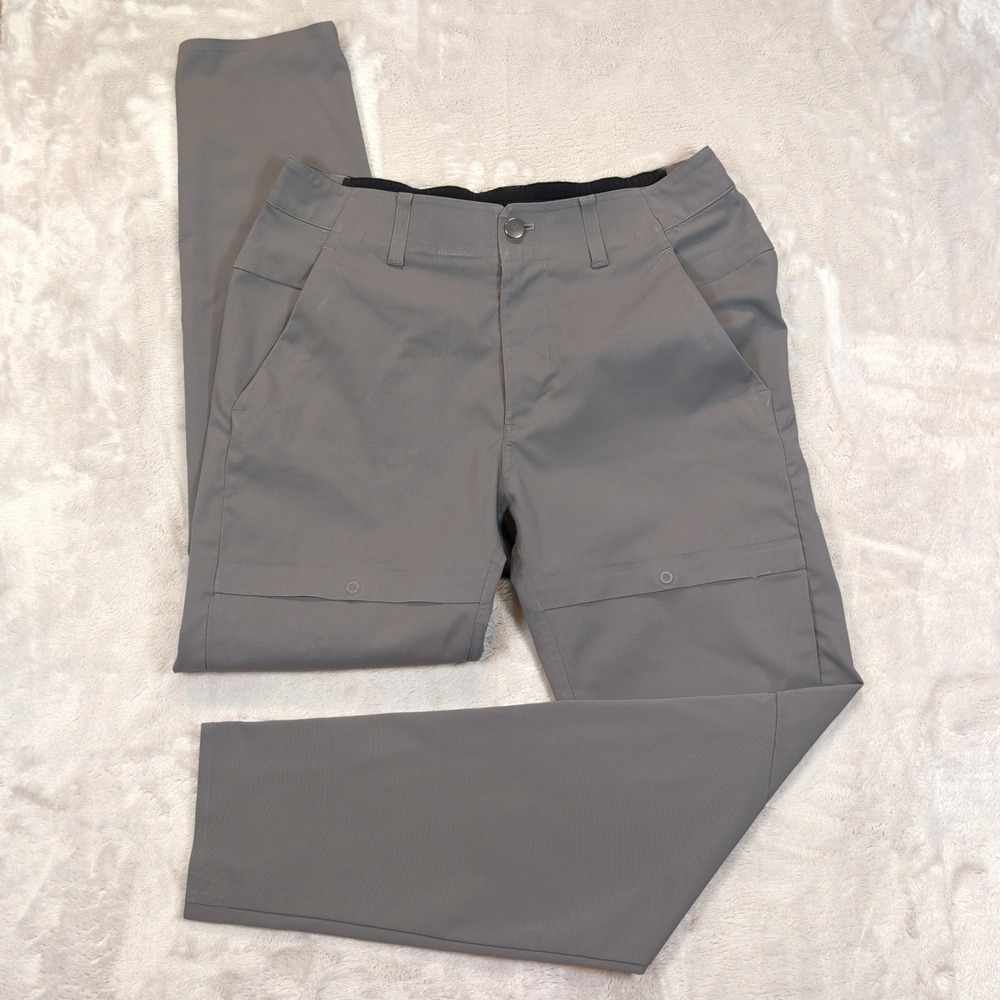 Lululemon Cargo Pants Mens 31 (30x29) Gray Cargo Knee Pockets Tech Utility